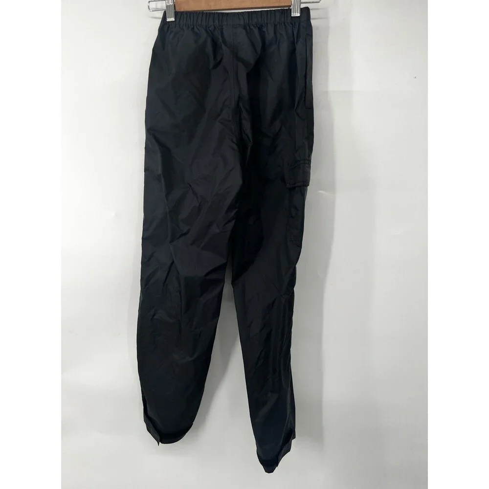COLUMBIA Rain Pants Unisex Youth Size medium Black Girls Boys ski snow